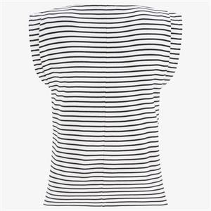 Mint Velvet Stripe Extended Sleeve T Shirt